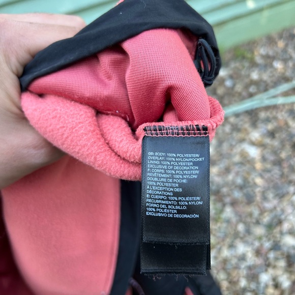 Men’s The North Face Salmon/Black Denali Polartec Fleece Size L - Picture 4 of 9